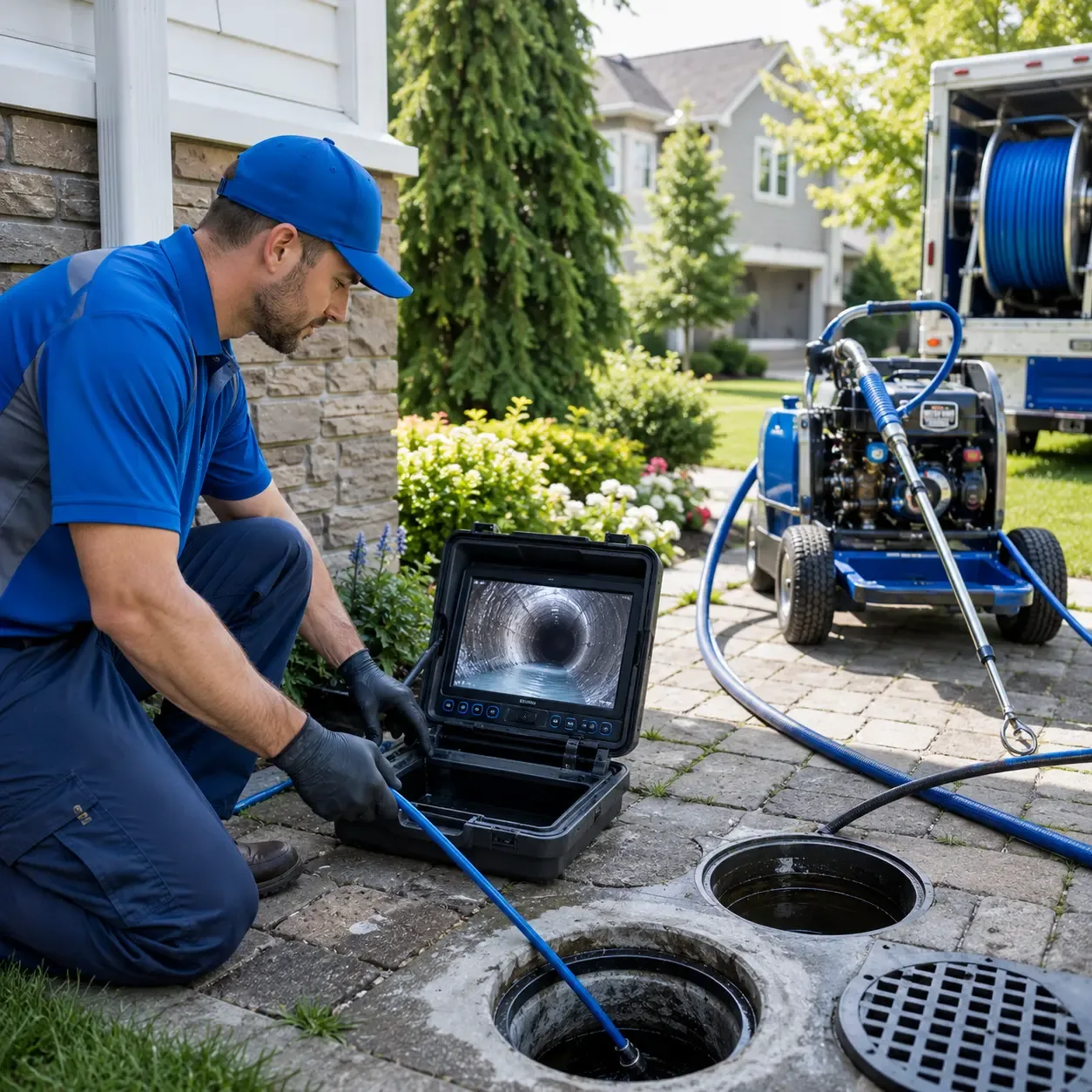 Outdoor drain cleaning professionals serving Granbury, TX